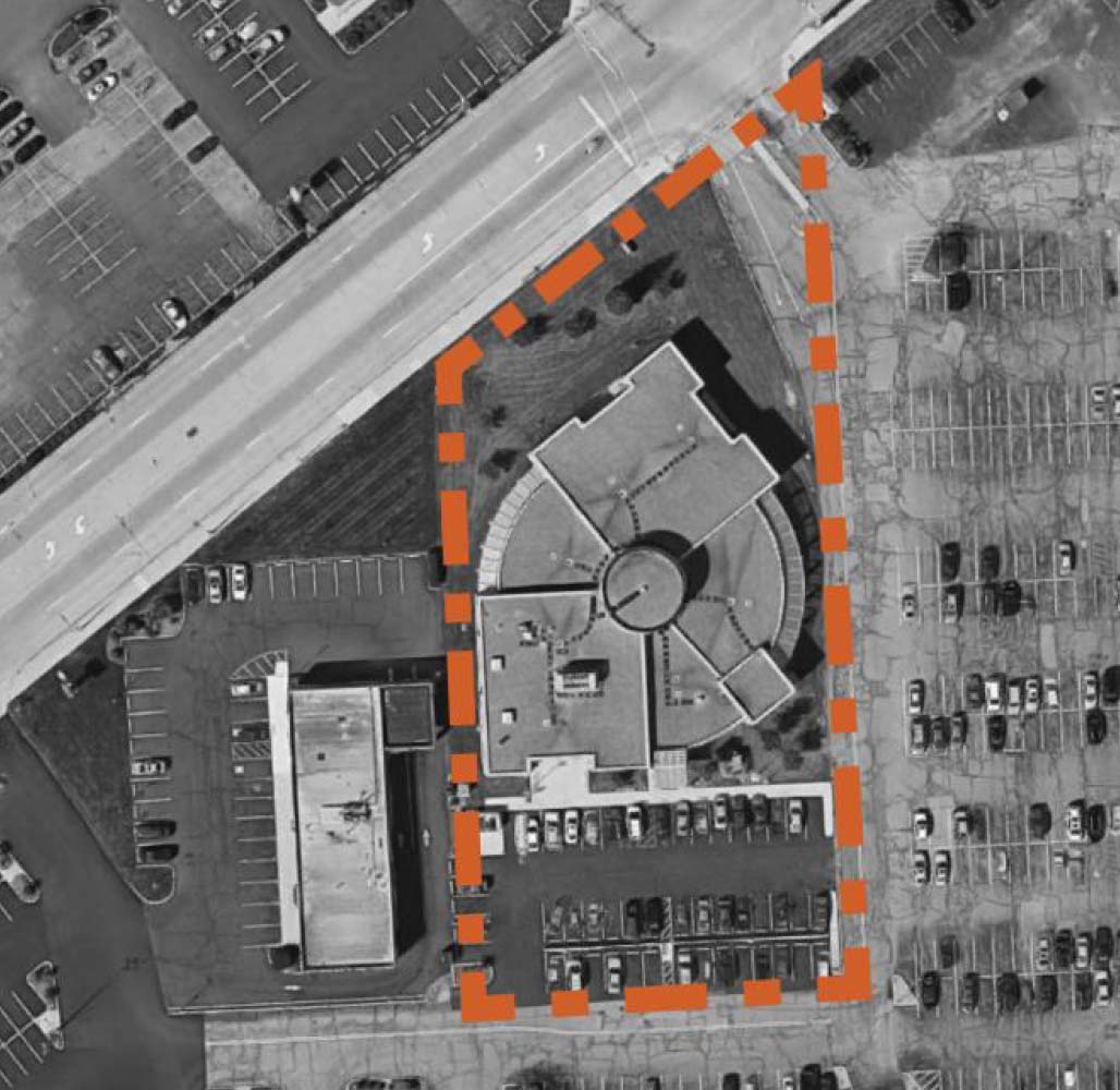 Georgetown library aerial view